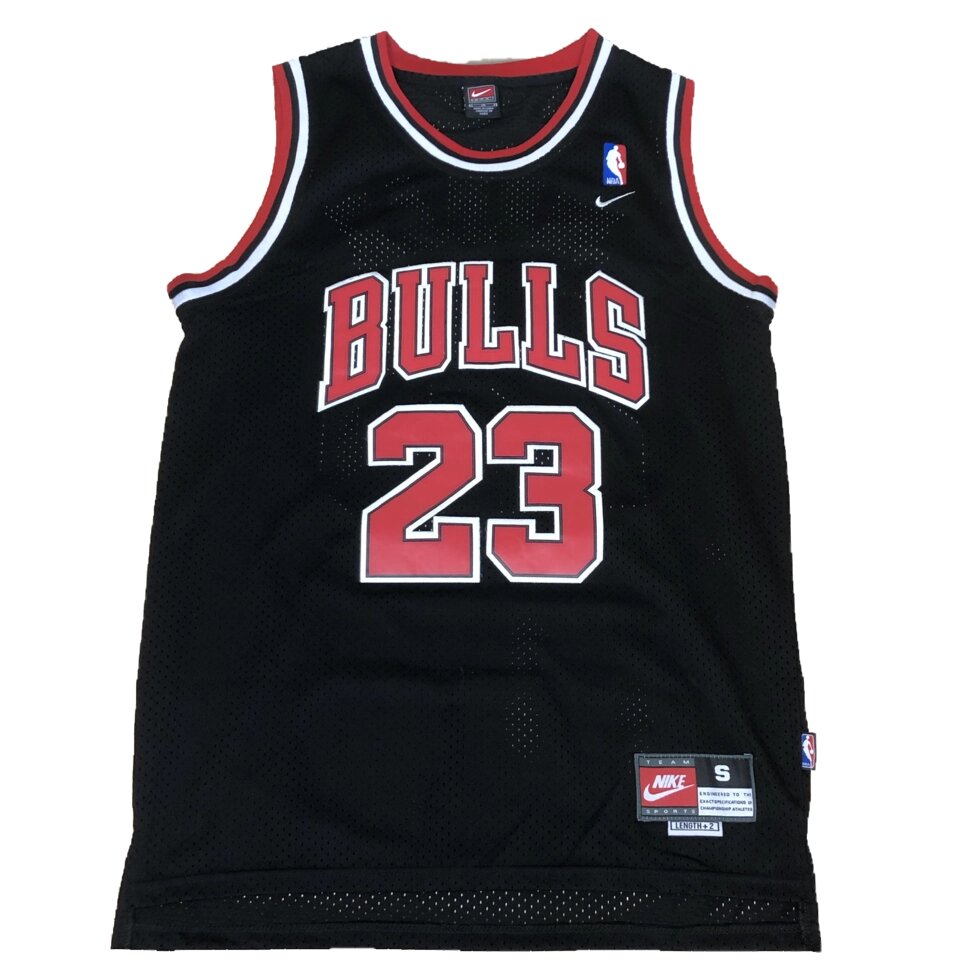 Баскетбольна джерсі NBA Chicago Bulls №23 Michael Jordan чорна від компанії Basket Family - фото 1