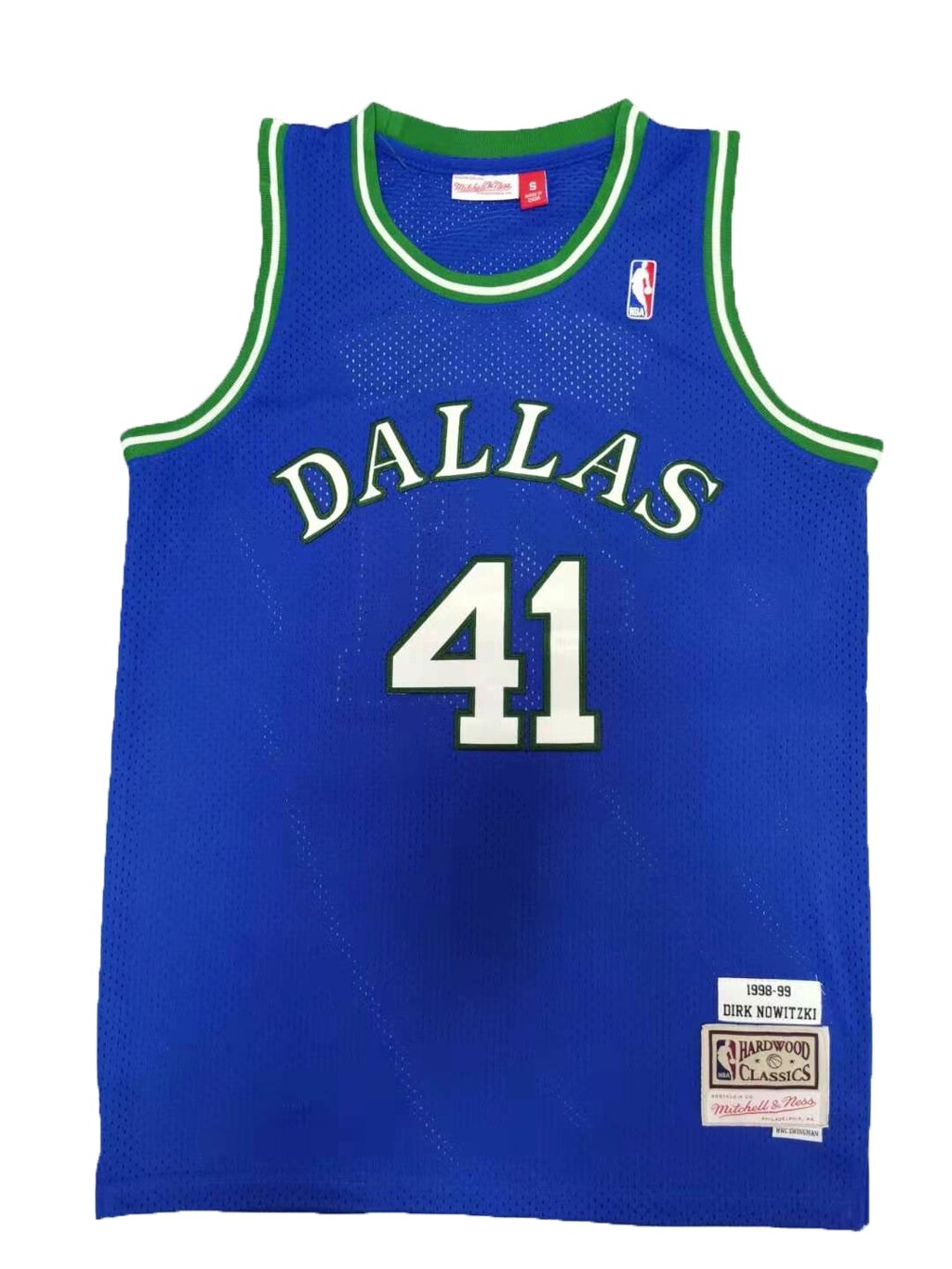 Баскетбольна джерсі NBA Dallas Mavericks №41 Dirk Nowitzki blue від компанії Basket Family - фото 1