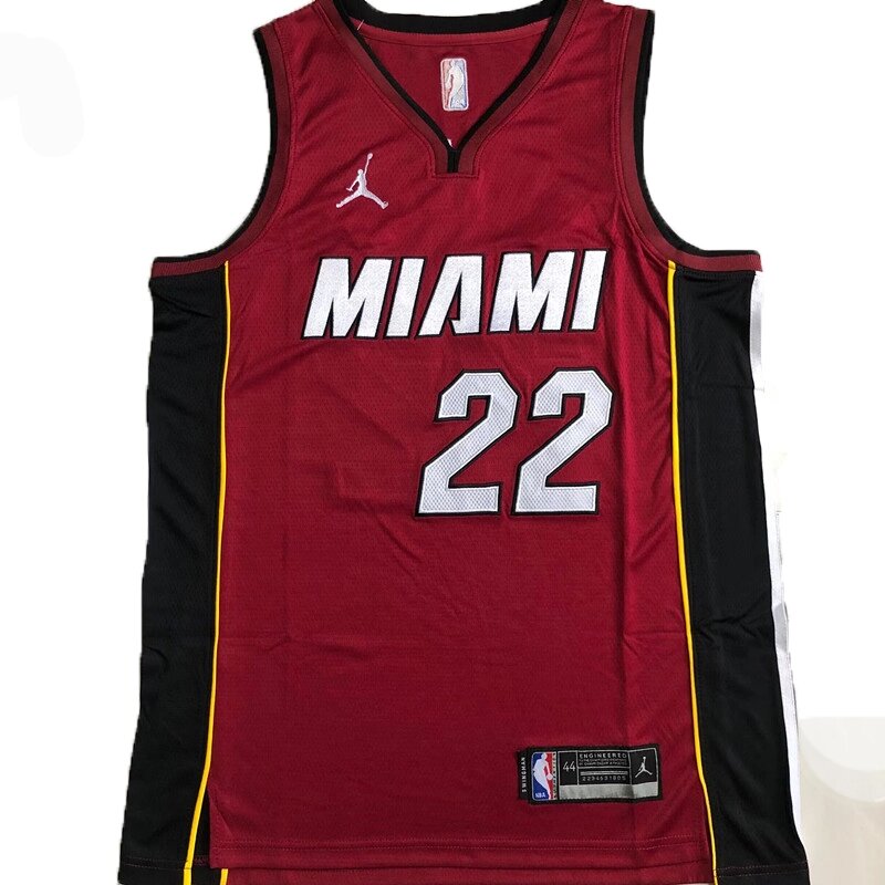 Баскетбольна джерсі NBA Jordan New Collection Miami Heat №22 Jimmy Butler Red від компанії Basket Family - фото 1