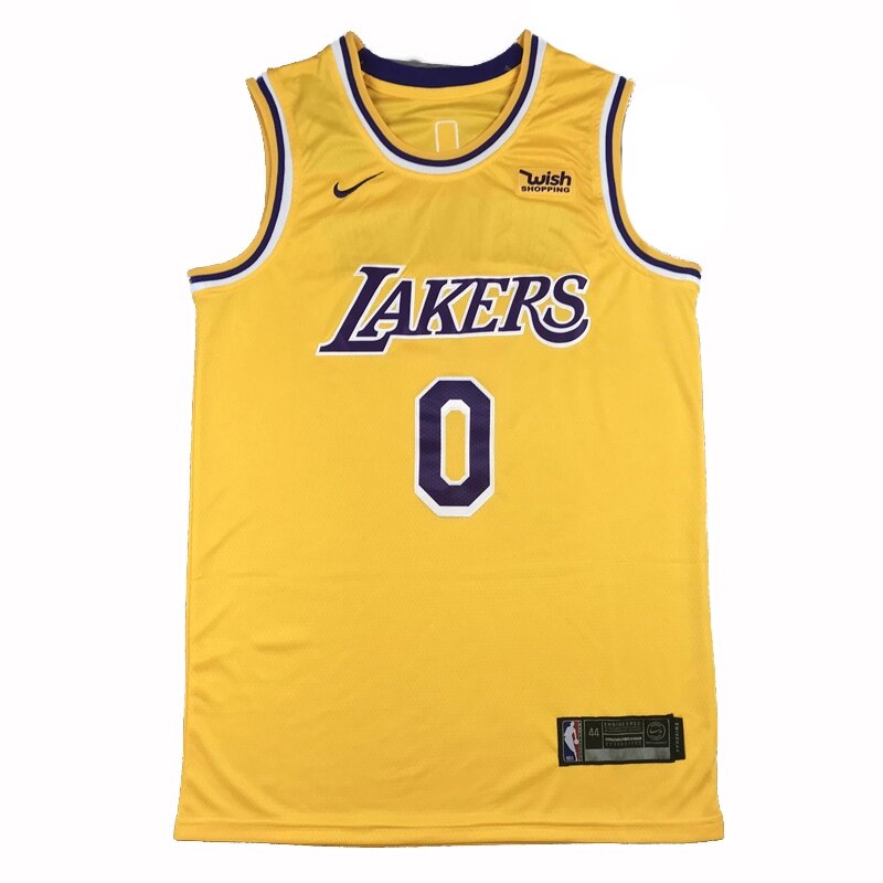 Баскетбольна джерсі NBA Los Angeles Lakers №0 Russell Westbrook жовта від компанії Basket Family - фото 1