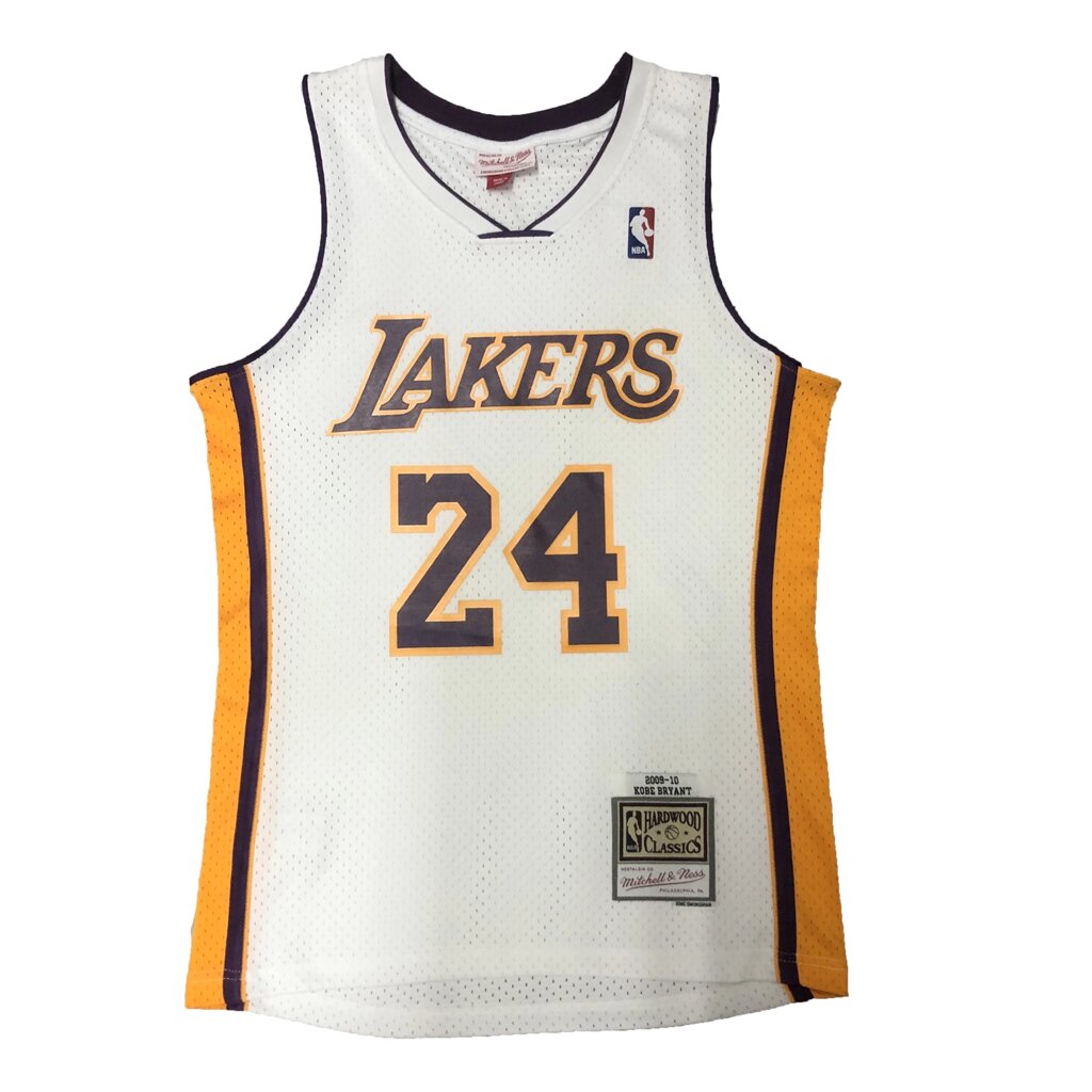 Баскетбольна джерсі NBA Los Angeles Lakers №24 Kobe Bryant Yellow Print від компанії Basket Family - фото 1