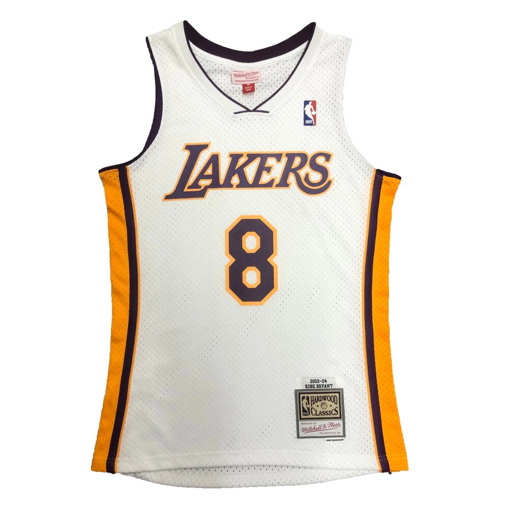 Баскетбольна джерсі NBA Los Angeles Lakers №8 Kobe Bryant Yellow Print від компанії Basket Family - фото 1