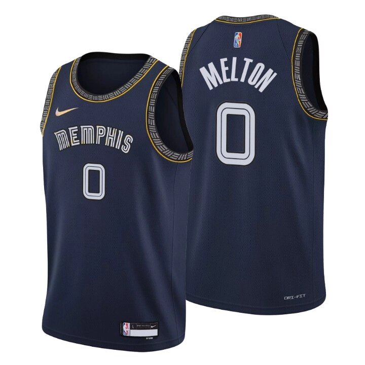 Баскетбольна джерсі NBA Memphis Grizzlies №0 De'Anthony Melton блакитна print від компанії Basket Family - фото 1