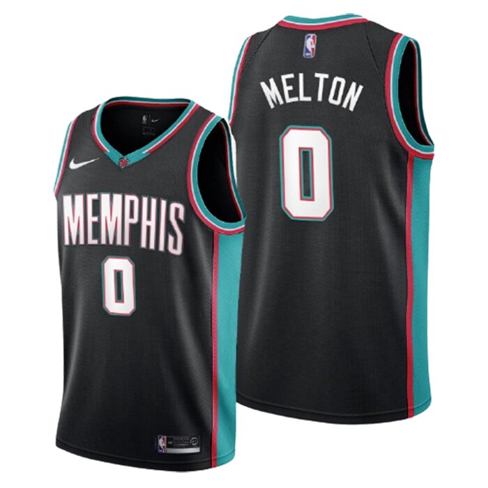 Баскетбольна джерсі NBA Memphis Grizzlies №0 De'Anthony Melton чорна print від компанії Basket Family - фото 1