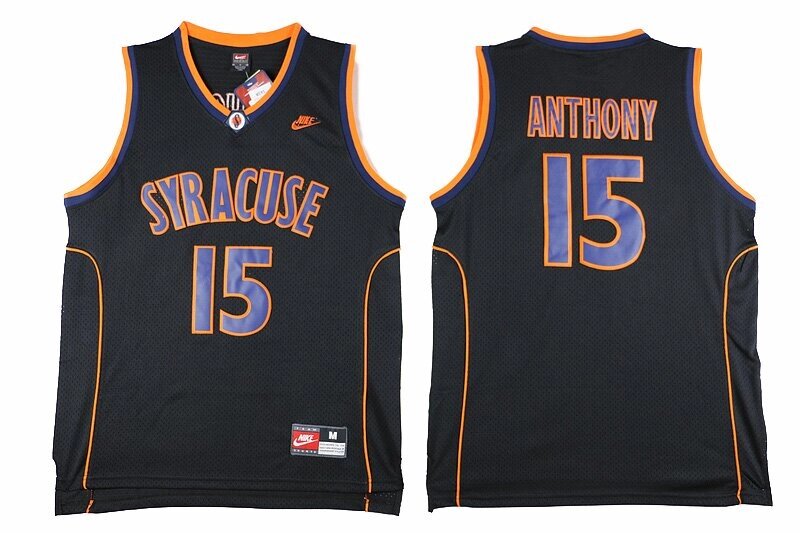 Баскетбольна джерсі NBA New York Knicks № 15 Carmelo Anthony black від компанії Basket Family - фото 1