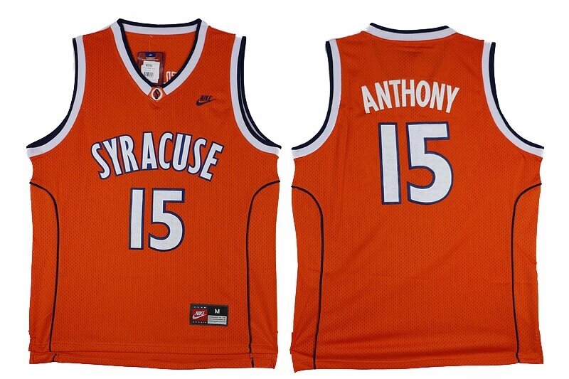 Баскетбольна джерсі NBA New York Knicks № 15 Carmelo Anthony жовта від компанії Basket Family - фото 1