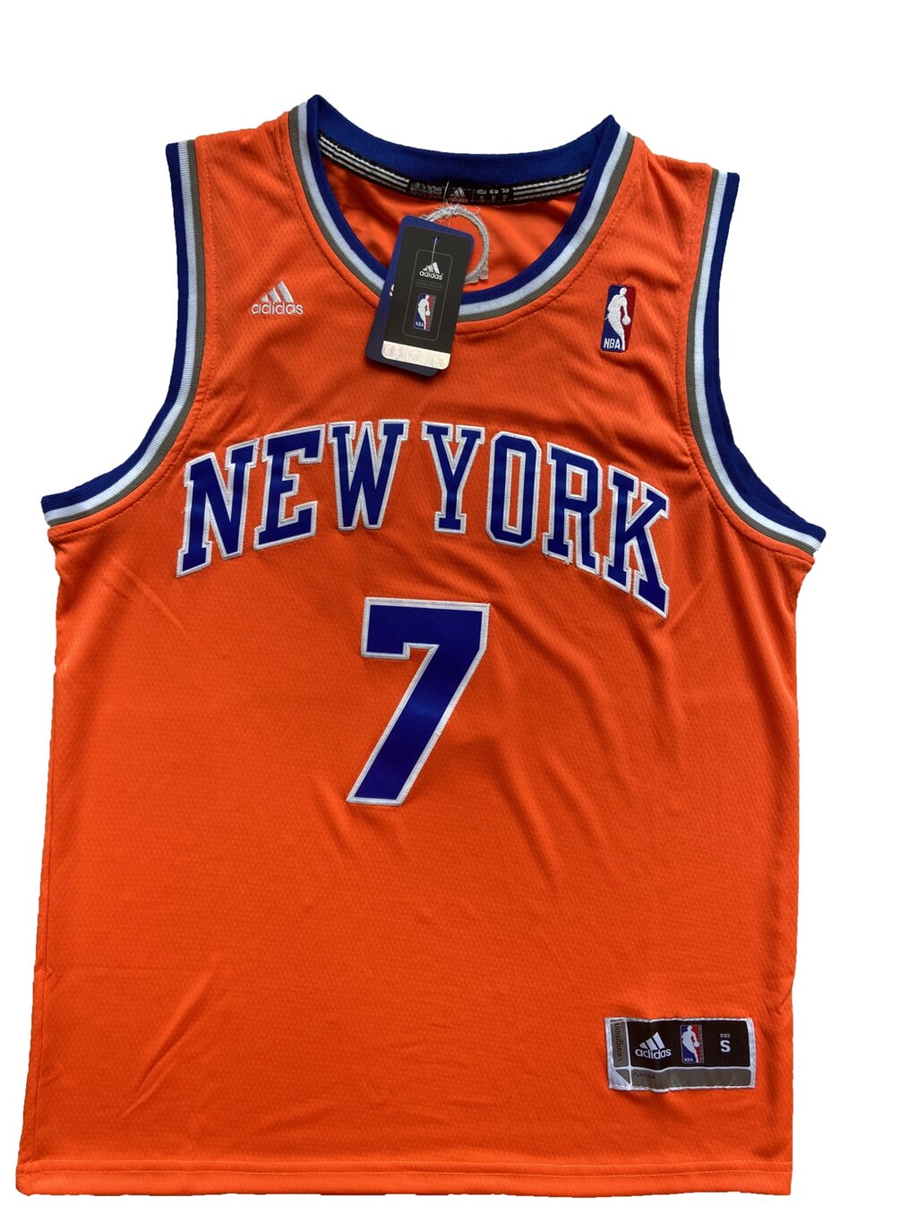Баскетбольна джерсі NBA New York Knicks №7 Carmelo Anthony Yellow від компанії Basket Family - фото 1