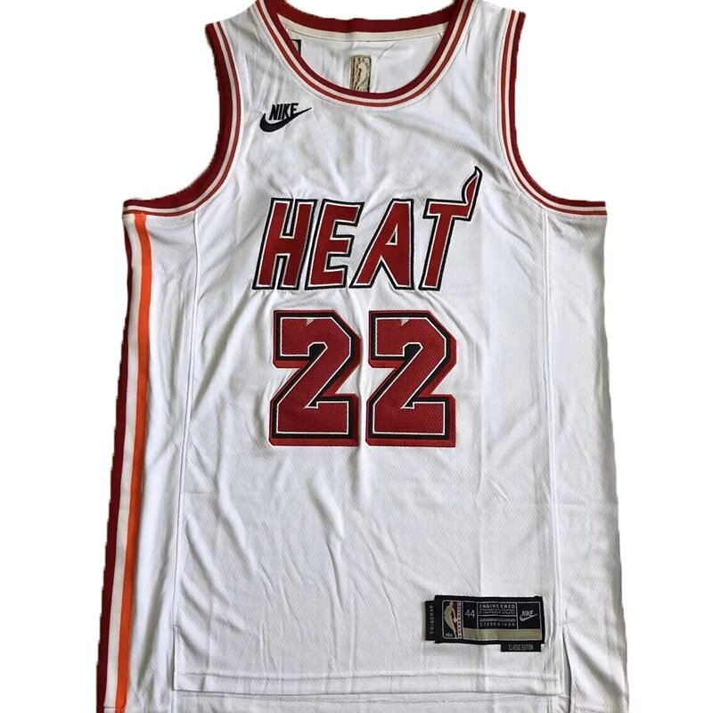 Баскетбольна джерсі NBA Nike New Collection Miami Heat №22 Jimmy Butler White від компанії Basket Family - фото 1