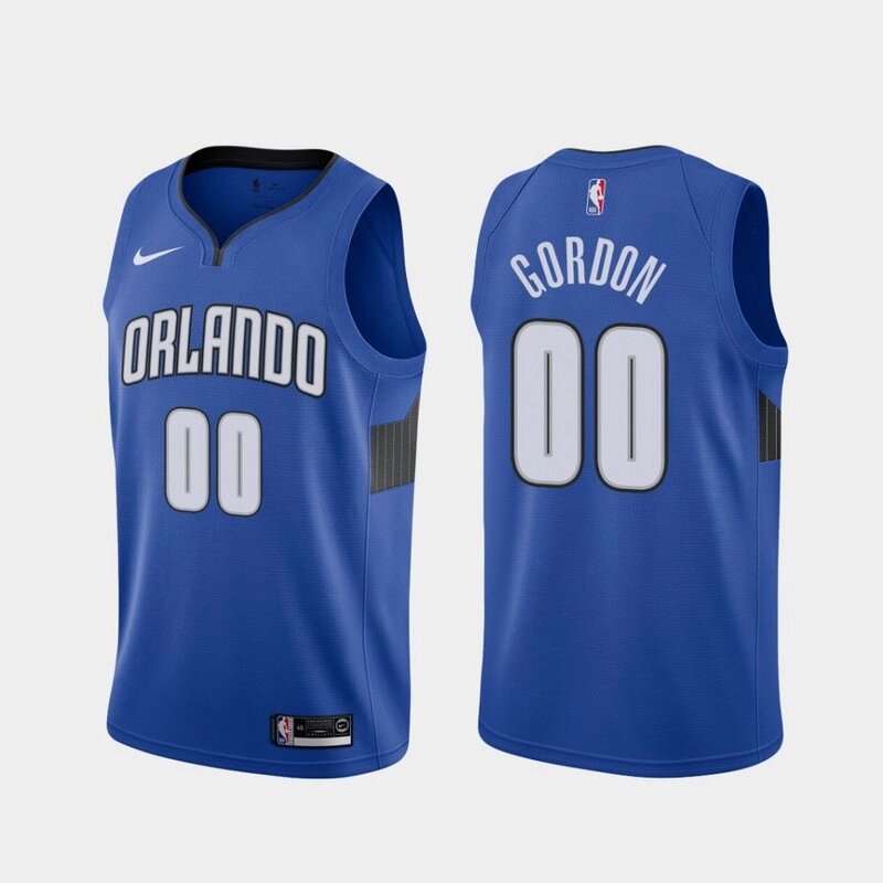 Баскетбольна джерсі NBA Orlando Magic №00 Aaron Gordon Blue Print від компанії Basket Family - фото 1