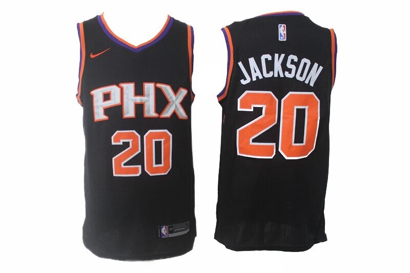 Баскетбольна джерсі NBA Phoenix Suns №20 Джош Джексон чорна від компанії Basket Family - фото 1