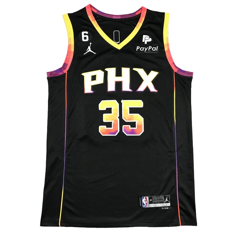Баскетбольна джерсі NBA Phoenix Suns №35 Kevin Durant Black від компанії Basket Family - фото 1