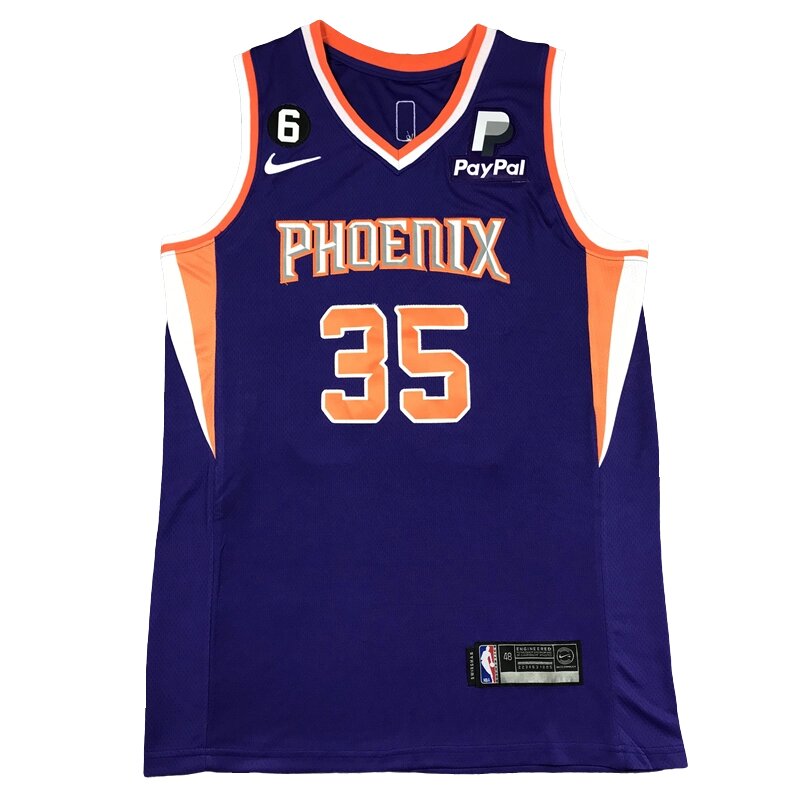 Баскетбольна джерсі NBA Phoenix Suns №35 Kevin Durant Purple від компанії Basket Family - фото 1