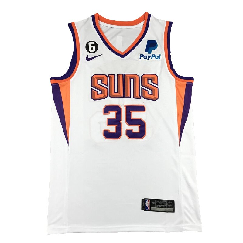 Баскетбольна джерсі NBA Phoenix Suns №35 Kevin Durant White від компанії Basket Family - фото 1