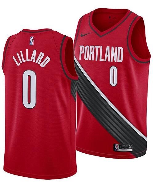 Баскетбольна джерсі NBA Portland Trail Blazers №0 Damian Lillard red від компанії Basket Family - фото 1