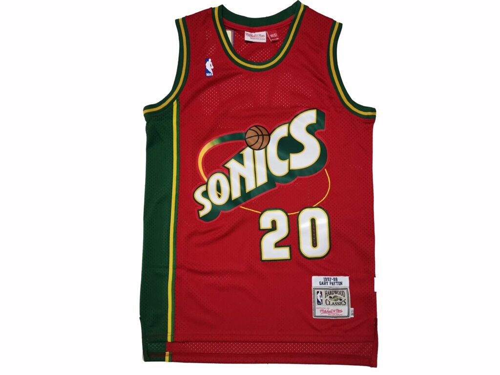 Баскетбольна джерсі NBA Retro Seattle SuperSonics №20 Gary Payton Red від компанії Basket Family - фото 1