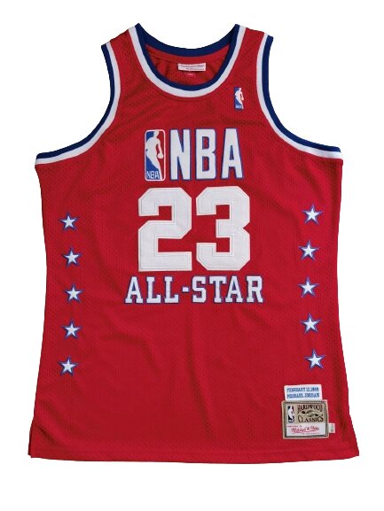 Баскетбольна джерсі New Collection All-Star Nike Hardwood Classics Chicago Bulls NBA Michael Jordan №23 red від компанії Basket Family - фото 1