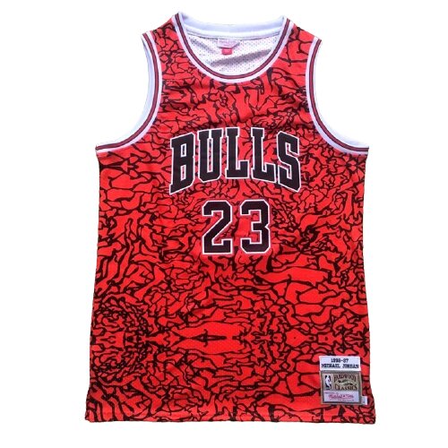 Баскетбольна джерсі New Collection Hardwood Classics Chicago Bulls NBA Michael Jordan №23 червона від компанії Basket Family - фото 1