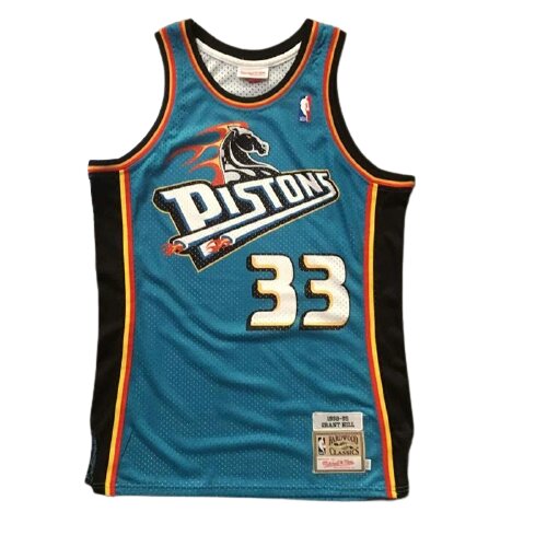Баскетбольна джерсі New Collection Hardwood Classics NBA Grant Hill №33 blue від компанії Basket Family - фото 1