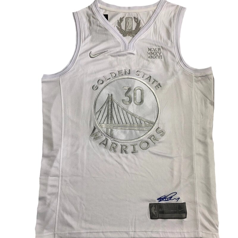 Баскетбольна джерсі New Collection Hardwood Classics NBA №30 Steph Curry white від компанії Basket Family - фото 1
