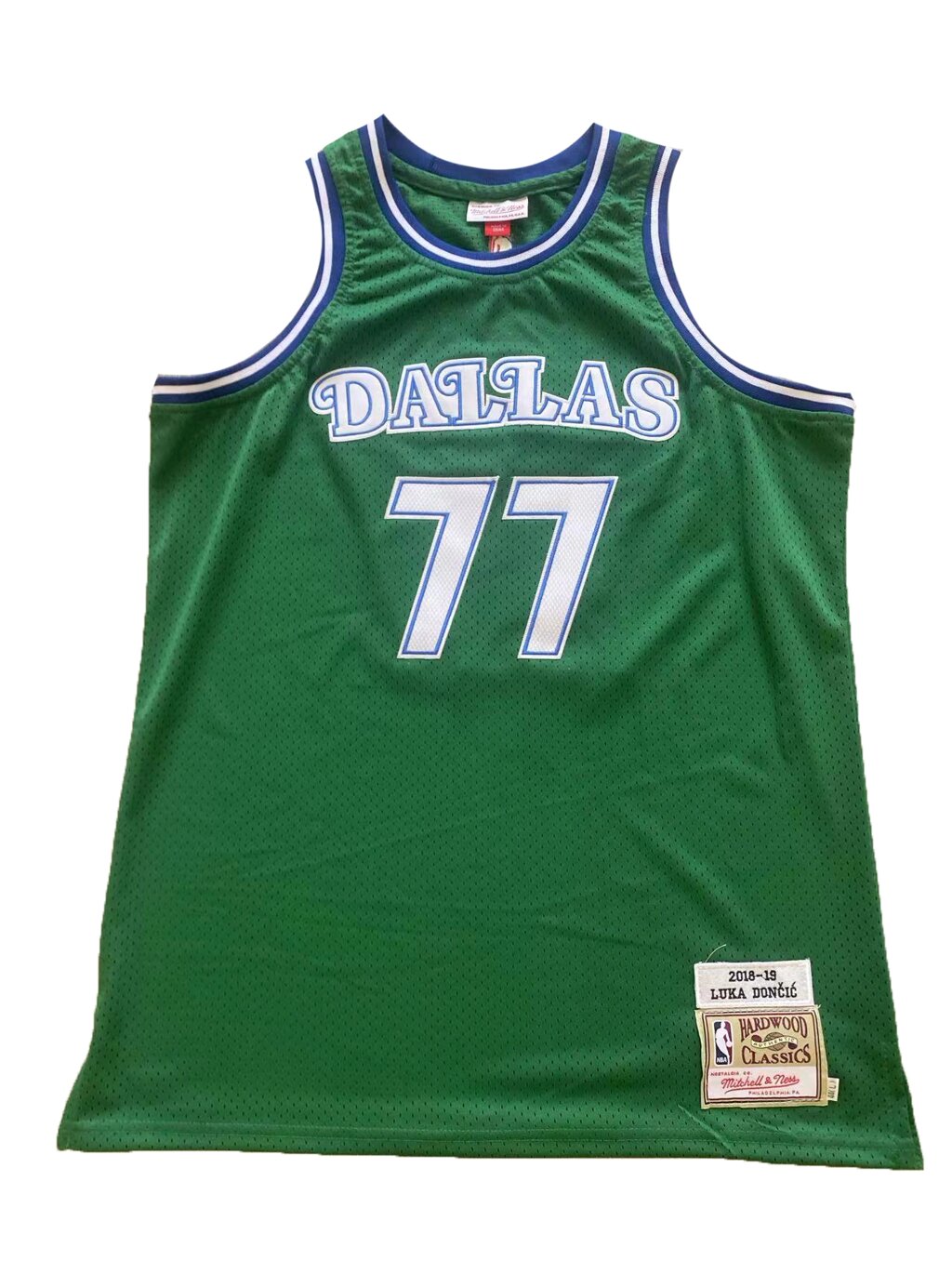 Баскетбольна джерсі New Collection Hardwood Classics NBA №77 Luka Doncic green від компанії Basket Family - фото 1