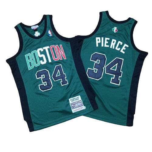 Баскетбольна джерсі New Collection Hardwood Classics NBA Paul Pierce №34 зелена від компанії Basket Family - фото 1