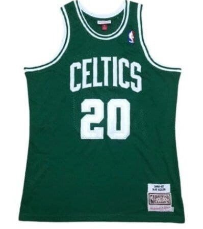 Баскетбольна джерсі New Collection Hardwood Classics NBA Ray Allen №20 зелена від компанії Basket Family - фото 1