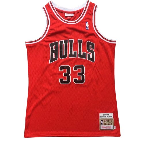 Баскетбольна джерсі New Collection Hardwood Classics NBA Scottie Pippen №33 red від компанії Basket Family - фото 1
