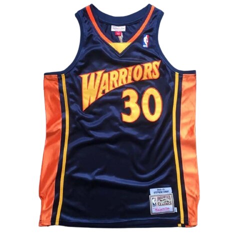 Баскетбольна джерсі New Collection Hardwood Classics NBA Steph Curry №30 blue від компанії Basket Family - фото 1