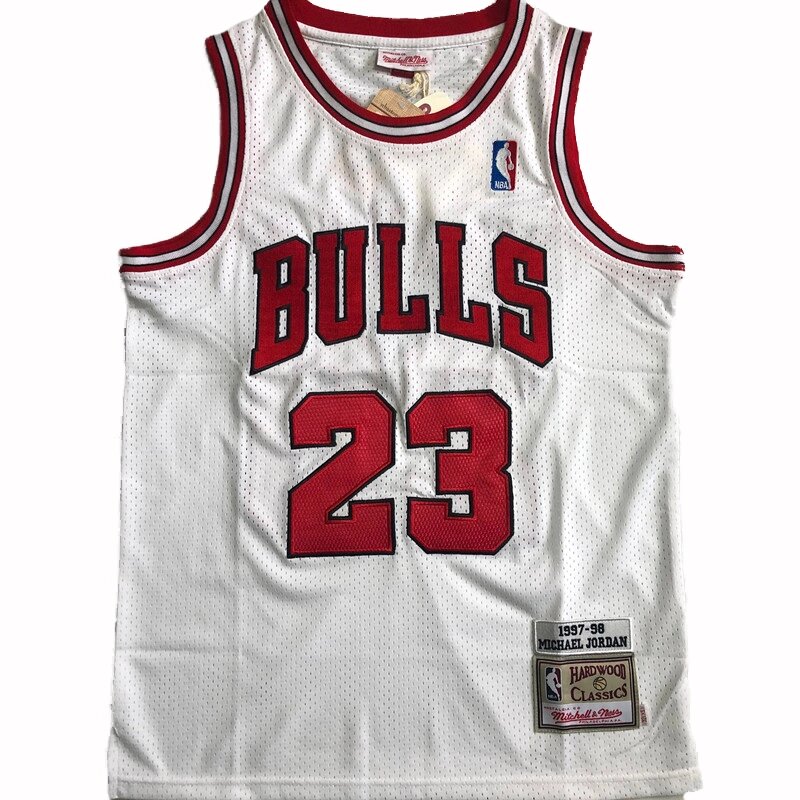 Баскетбольна джерсі New Collection NBA Hardwood Classics №23 Michael Jordan белая від компанії Basket Family - фото 1