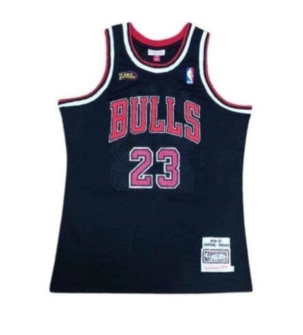 Баскетбольна джерсі New Collection NBA Hardwood Classics №23 Michael Jordan black від компанії Basket Family - фото 1