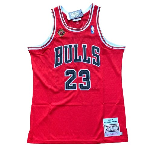 Баскетбольна джерсі New Collection NBA Hardwood Classics №23 Michael Jordan red від компанії Basket Family - фото 1