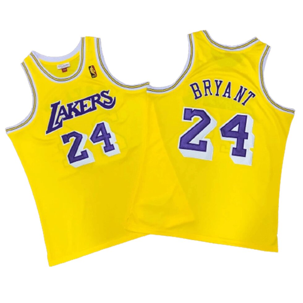 Баскетбольна джерсі New Collection NBA Kobe Bryant №24 жовта від компанії Basket Family - фото 1