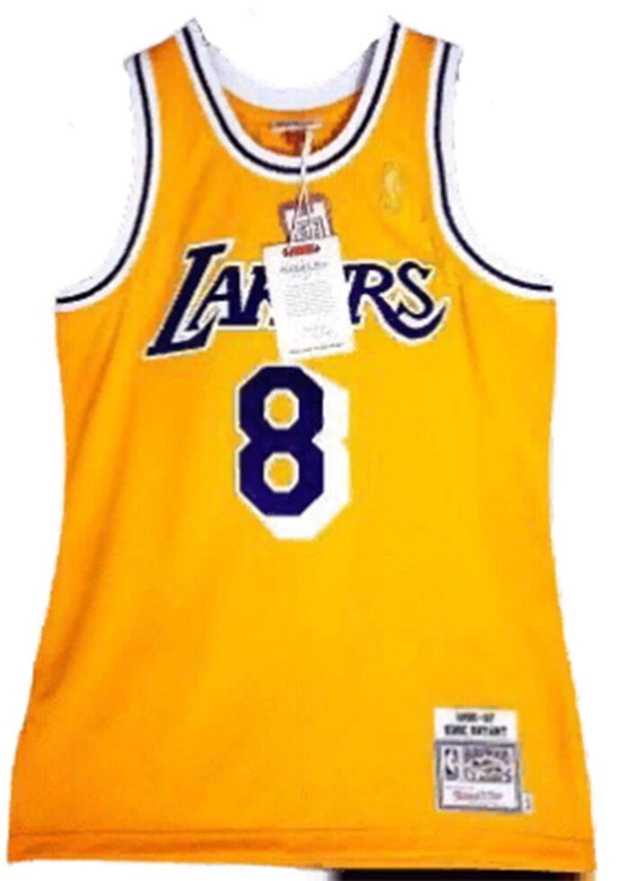 Баскетбольна джерсі New Collection NBA Los Angeles Lakers №8 Kobe Bryant жовта від компанії Basket Family - фото 1
