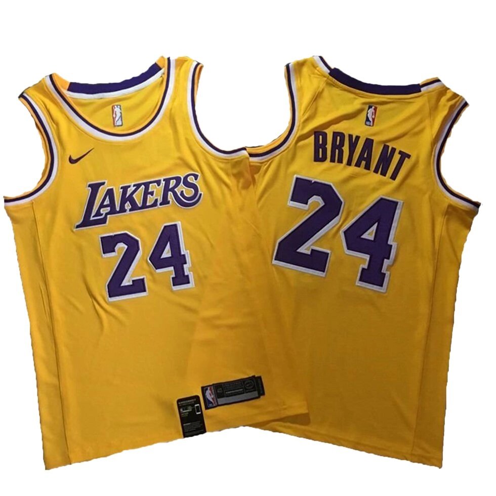 Баскетбольна джерсі New Collection Nike Hardwood Classics NBA Kobe Bryant №24 жовта від компанії Basket Family - фото 1