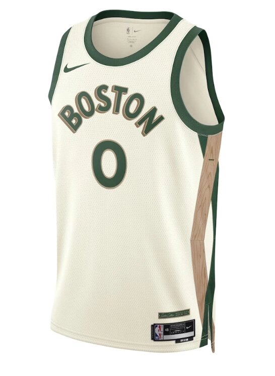 Баскетбольна джерсі Nike 2023-2024 NBA Boston Celtics №0 Jason Tatum White Print від компанії Basket Family - фото 1