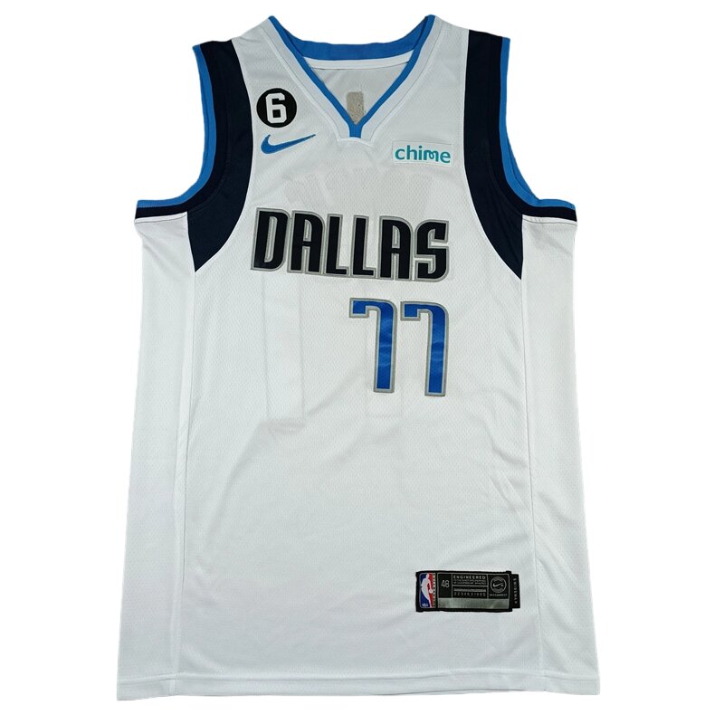 Баскетбольна джерсі Nike 2023 NBA Dallas Mavericks №77 Luka Doncic White від компанії Basket Family - фото 1