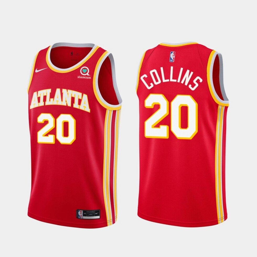 Баскетбольна джерсі Nike Atlanta Hawks №20 John Collins red print від компанії Basket Family - фото 1