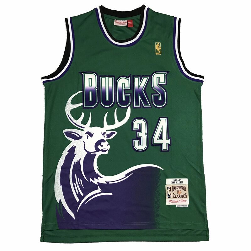 Баскетбольна джерсі Nike Bucks №34 Giannis Antetokounmpo зелена від компанії Basket Family - фото 1