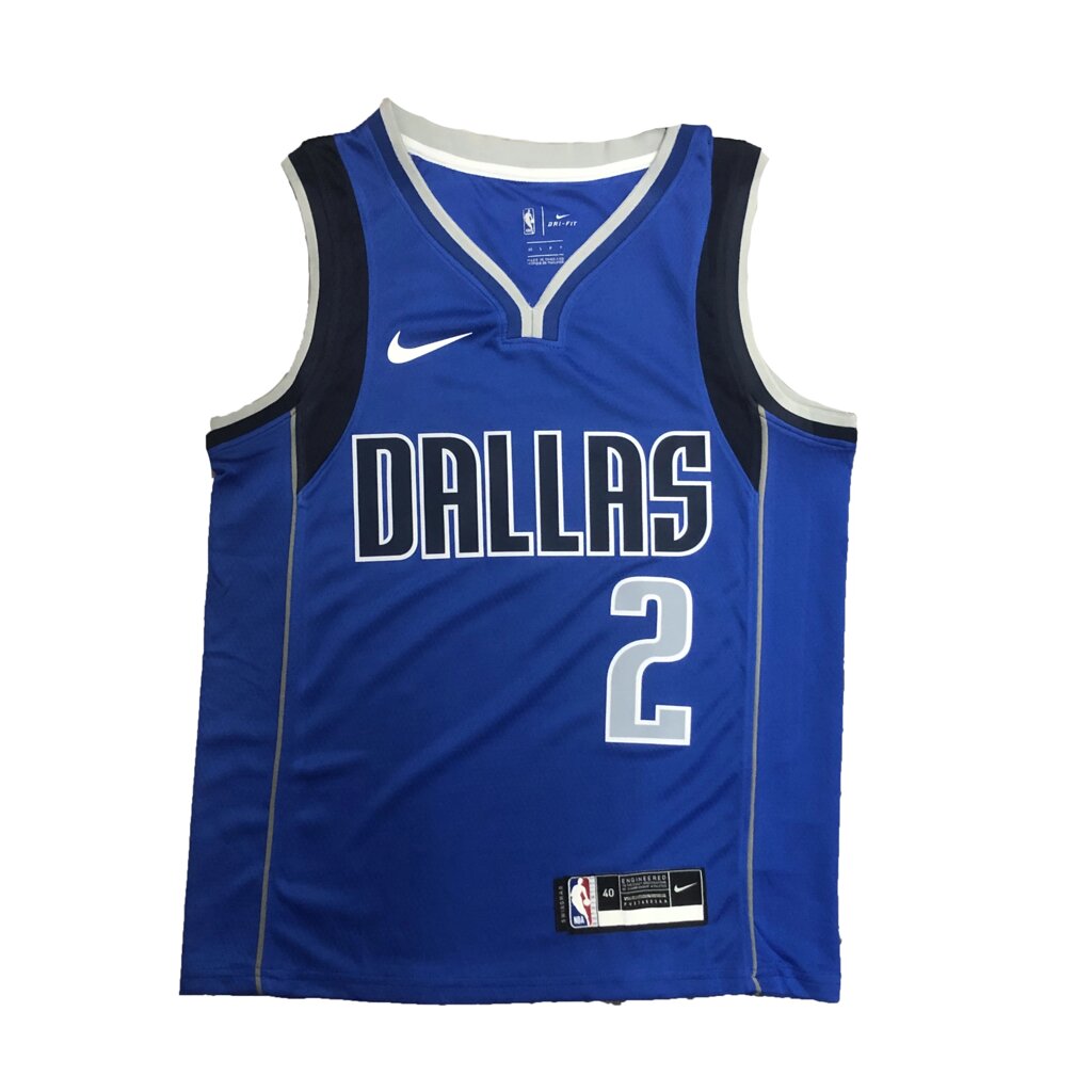 Баскетбольна джерсі Nike Dallas Mavericks №2 Kyrie Irving Blue print від компанії Basket Family - фото 1