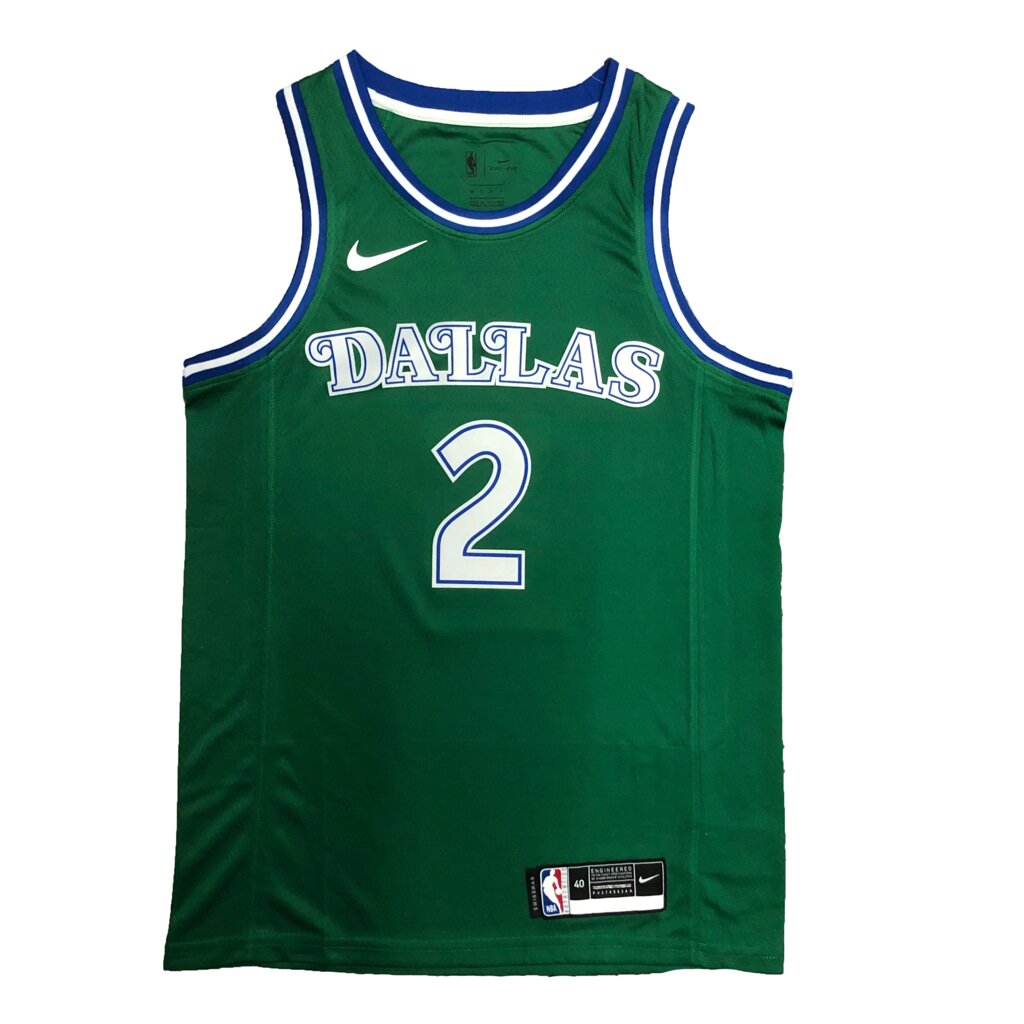 Баскетбольна джерсі Nike Dallas Mavericks №2 Kyrie Irving Green print від компанії Basket Family - фото 1