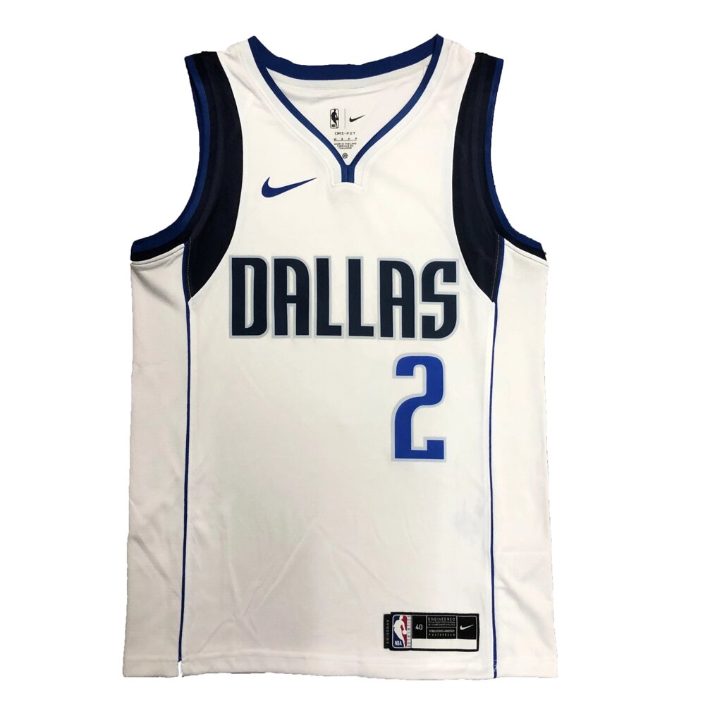 Баскетбольна джерсі Nike Dallas Mavericks №2 Kyrie Irving White print від компанії Basket Family - фото 1