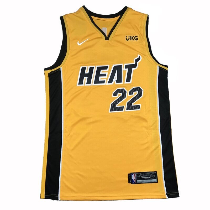Баскетбольна джерсі Nike Miami Heat №22 Jimmy Butler жовта від компанії Basket Family - фото 1