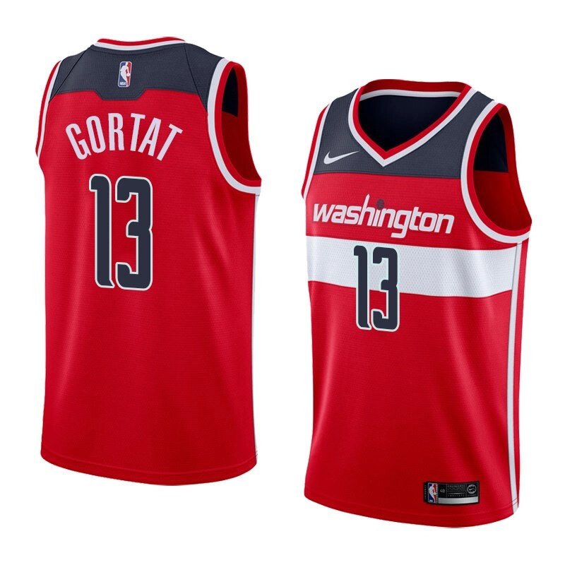 Баскетбольна джерсі Nike NBA 2021 Washington Wizards №13 Marcin Gortat червона print від компанії Basket Family - фото 1