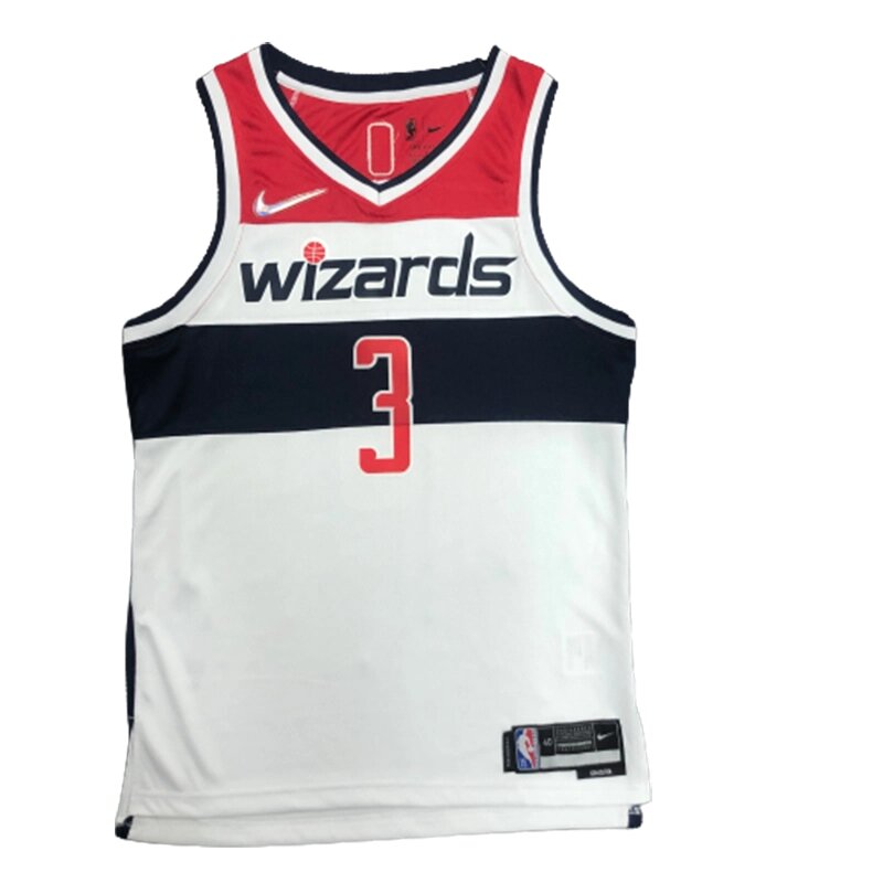 Баскетбольна джерсі Nike NBA 2021 Washington Wizards №3 Bradley Beal біла print від компанії Basket Family - фото 1