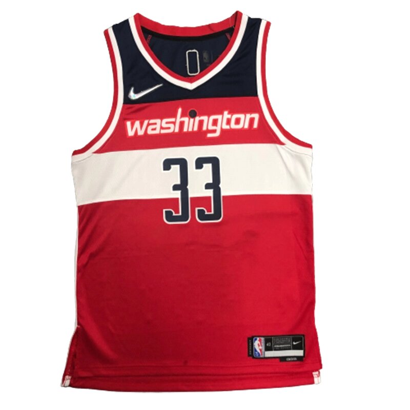 Баскетбольна джерсі Nike NBA 2021 Washington Wizards №33 Kyle Kuzma Red Print від компанії Basket Family - фото 1