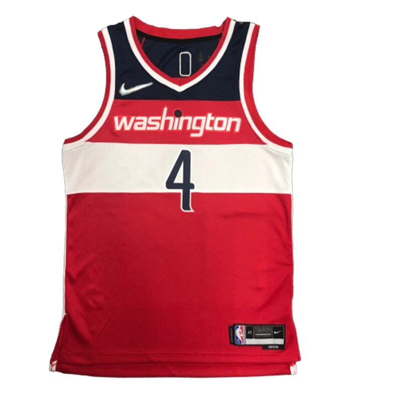 Баскетбольна джерсі Nike NBA 2021 Washington Wizards №4 Russell Westbrook Red Print від компанії Basket Family - фото 1