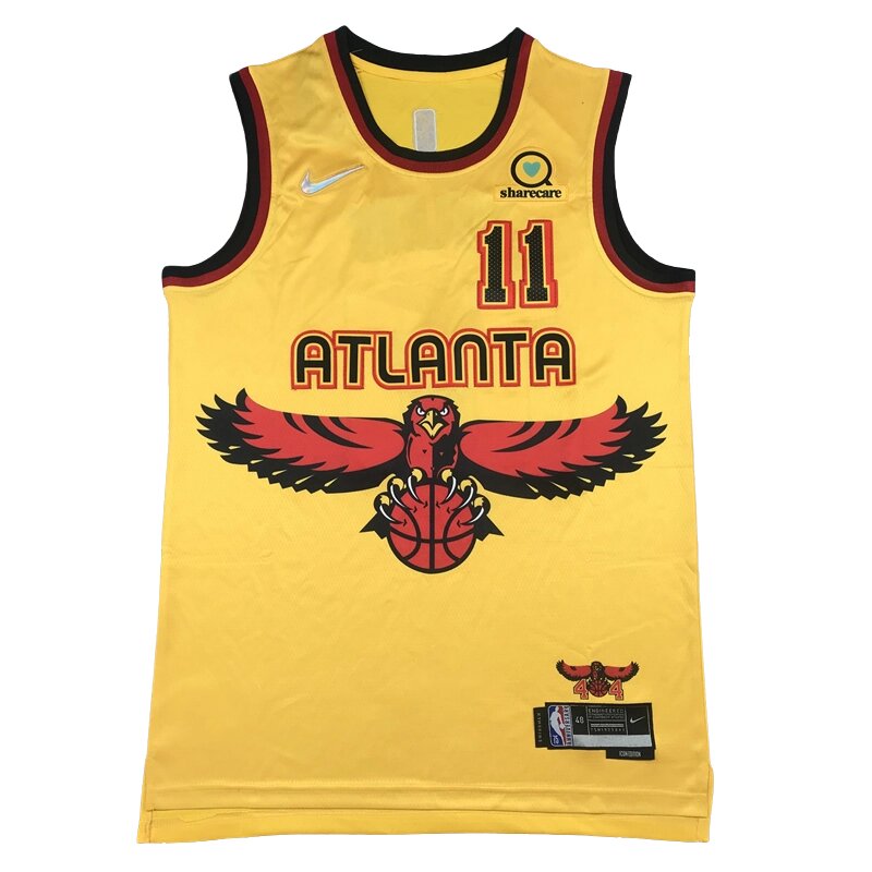 Баскетбольна джерсі Nike NBA Atlanta Hawks №11 Trae Young Yellow від компанії Basket Family - фото 1