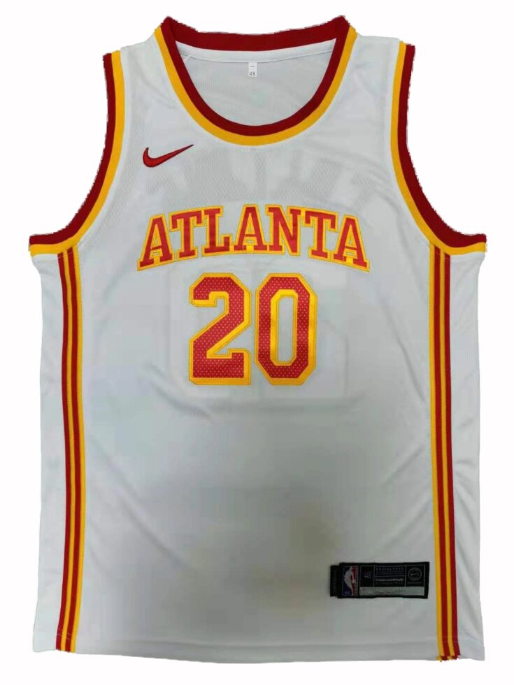 Баскетбольна джерсі Nike NBA Atlanta Hawks №20 John Collins white від компанії Basket Family - фото 1