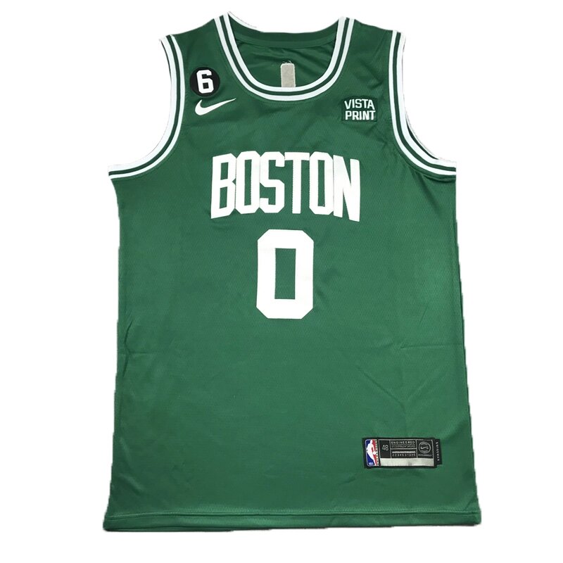 Баскетбольна джерсі Nike NBA Boston Celtics №0 Jason Tatum Green від компанії Basket Family - фото 1