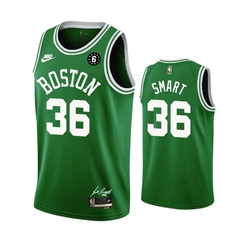 Баскетбольна джерсі Nike NBA Boston Celtics №36 Marcus Smart Green від компанії Basket Family - фото 1